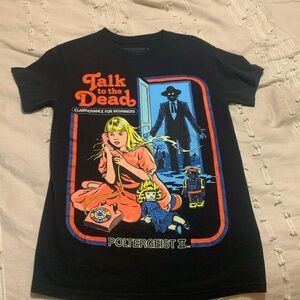 small black spencer’s “talk to the dead” tee